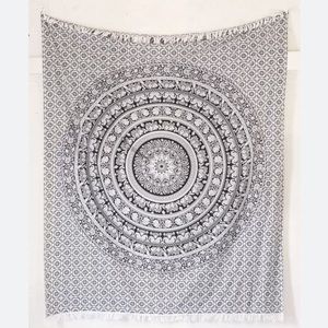Urban Outfitters Black and White Tapestry